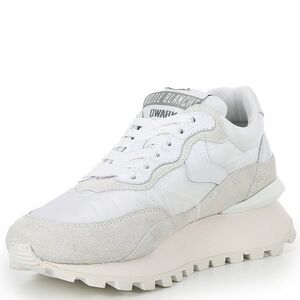 NWT VOILE BLANCHE Qwark Hype Suede Lace-Up Retro Sneakers